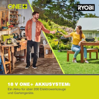 RYOBI 18 V ONE+ Akumulátorová čistící kartáč R18TPS-120G čištění pomocí elektricky rotačních kartáčů, průměr kartáče 15 cm, tel